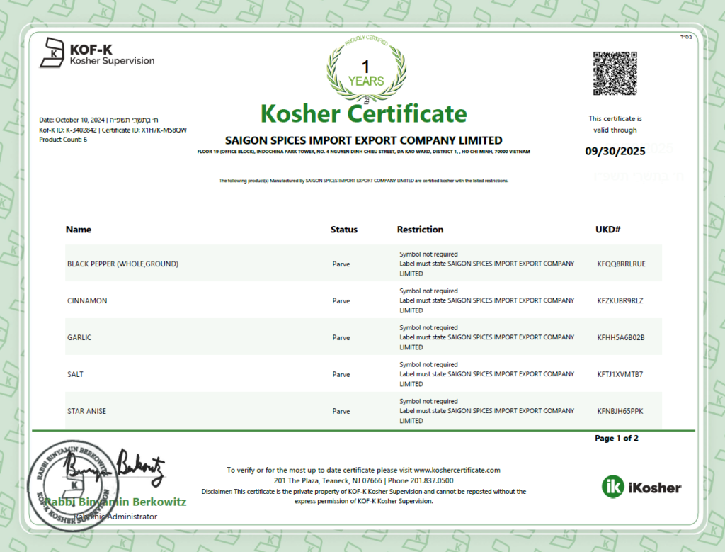 kosher