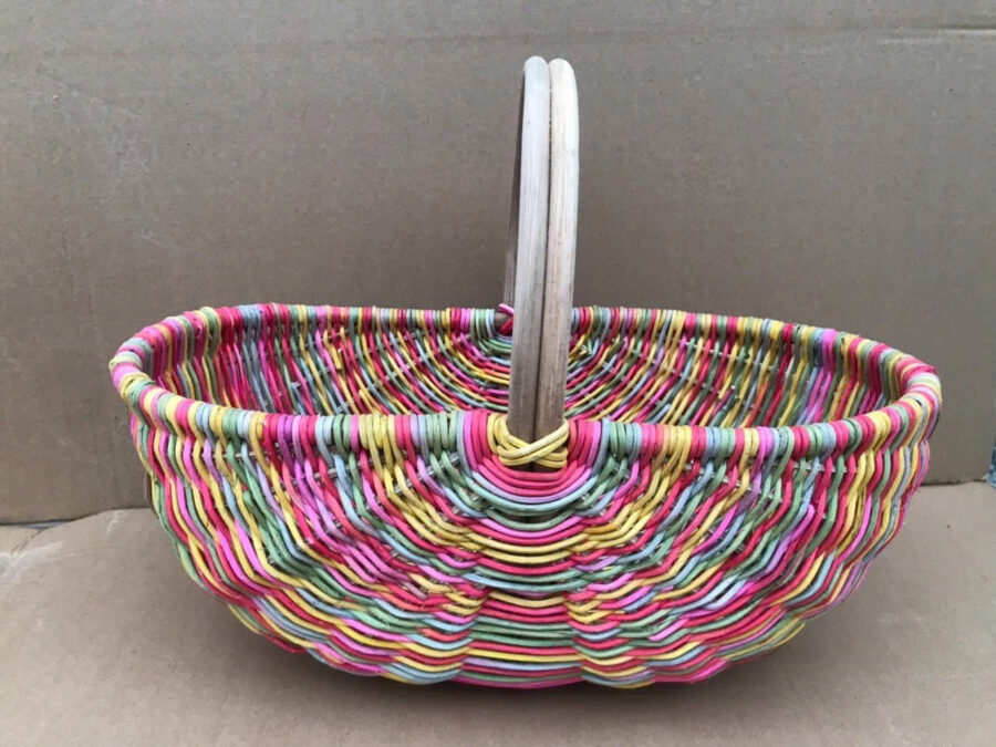 Multicolored basket