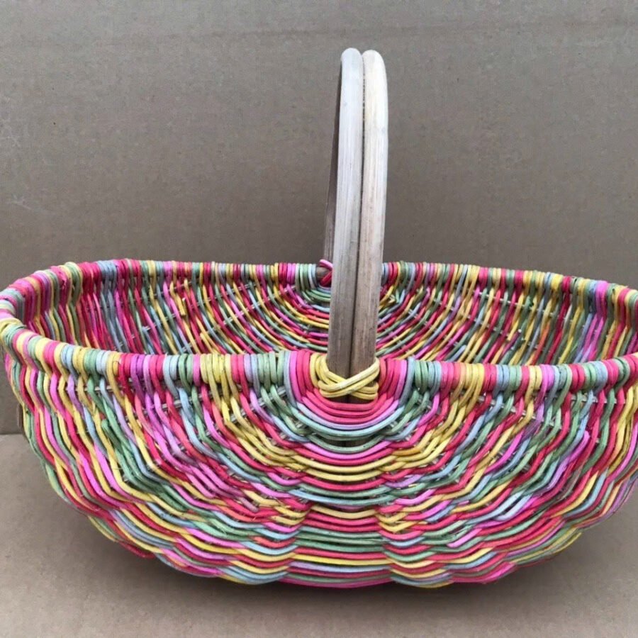 Multicolored basket